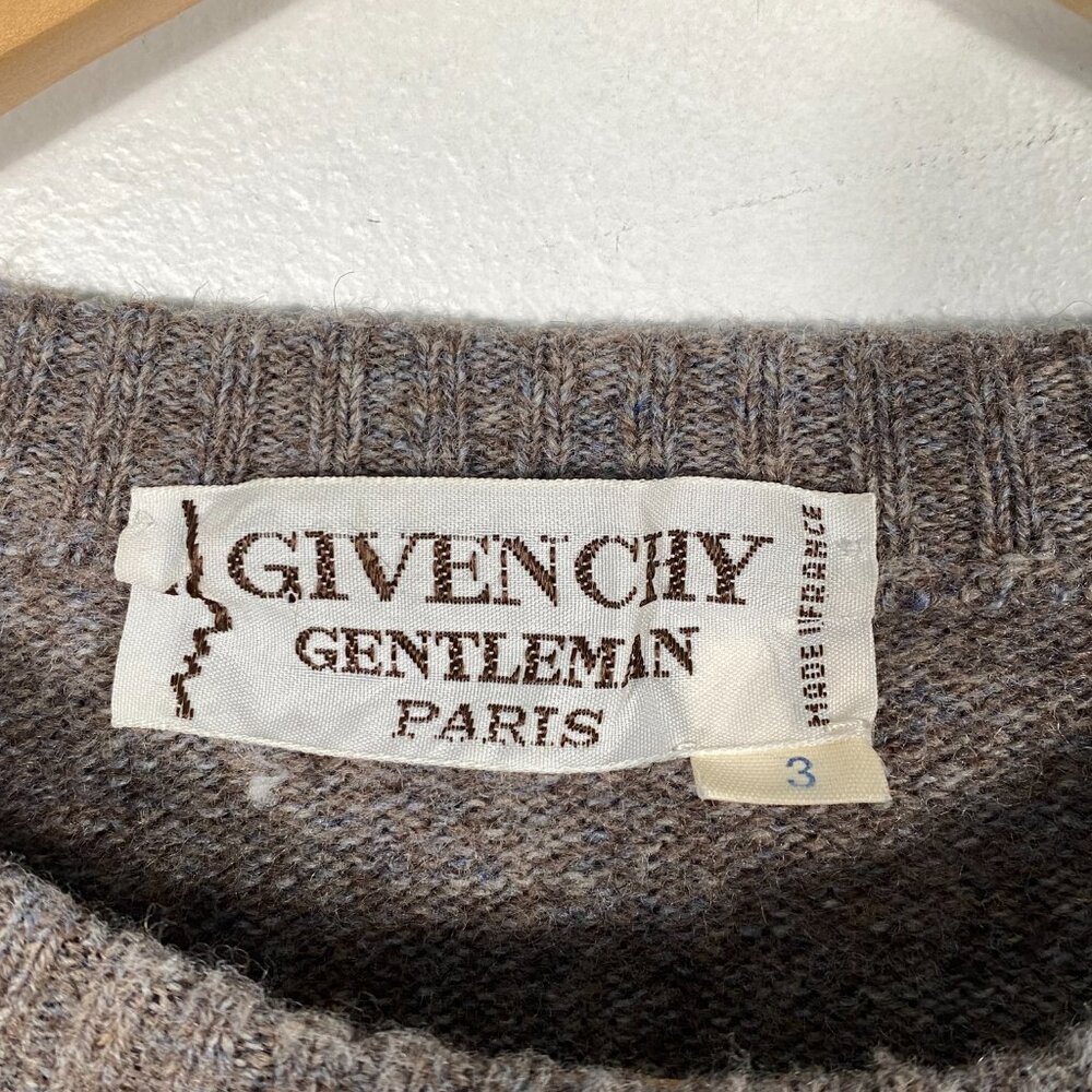Vintage Givenchy Gentleman Lambs Wool Sweater Size 3 - Picture 2 of 6